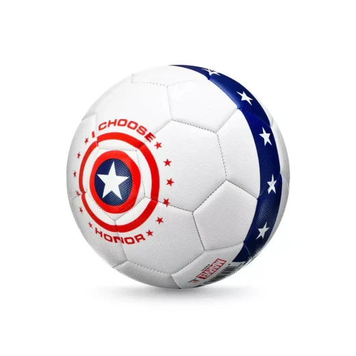 Marvel Captain America Football Soccer Ball for Kids & Adults Durable PVC Construction 22cm Diameter Ideal for Indoor Outdoor Play Superhero Themed Gift - Marvel - Image 2