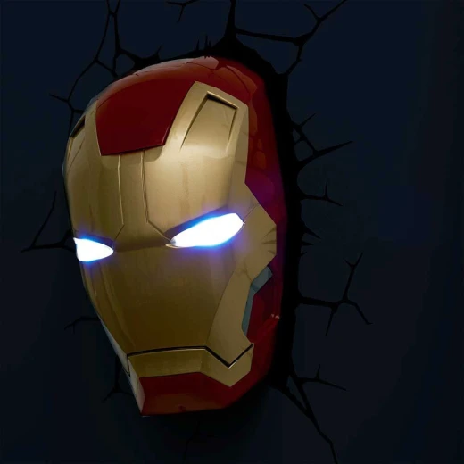 The Source Iron Man 3D Wall Light Marvel Night Light for Kids Room - The Source - Image 11