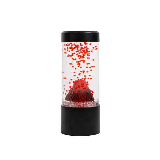 The Source Round Mini Volcano Lamp: Eruption Effect with Red Beads, Desk & Bedside Table Friendly, Quiet Operation, Requires 3xAA or USB Power, 10x10x23cm Size - The Source - Image 3