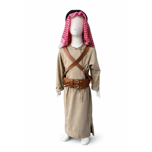 Jordanian Bedouin Costume for Boys Complete Outfit Dishdash Shmagh Agal Belts 2 Years Old Authentic Traditional Arab Dress Up Jordanian Bedouin Costume for Boys Complete Outfit Dishdash Shmagh Agal Belts 2 Years Old Authentic Traditional Arab Dress Up
