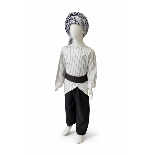 Authentic Palestinian Boy's Traditional Outfit with Koofeyeh for 2 Year Olds: Includes Koofeyeh, Shirt, and Pants. Perfect for Cultural Events and Celebrations. Available Now. Authentic Palestinian Boy's Traditional Outfit with Koofeyeh for 2 Year Olds: Includes Koofeyeh, Shirt, and Pants. Perfect for Cultural Events and Celebrations. Available Now.