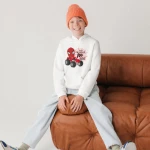 100 Days SpiderMan Hoodie White Color Premium Quality Soft Cotton Baby Hoodie for 0 1 Year Olds Stylish Winter Wear Comfortable Fit - 100 days