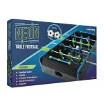 The Source Neon Table Soccer Game for Kids and Adults, Compact Design, Blue and Green Teams - The Source