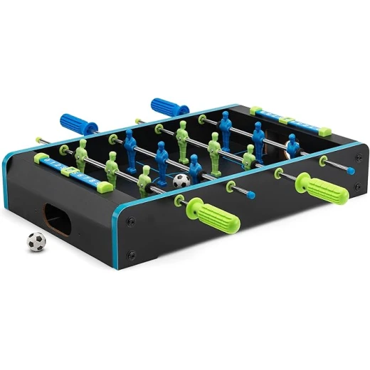 The Source Neon Table Soccer Game for Kids and Adults, Compact Design, Blue and Green Teams - The Source - Image 4