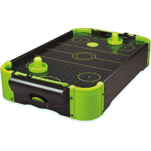 The Source Neon Air Hockey Table Mini Game Set for Kids, 2 Paddles, 2 Pucks - The Source - Image 3