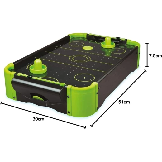 The Source Neon Air Hockey Table Mini Game Set for Kids, 2 Paddles, 2 Pucks - The Source - Image 5