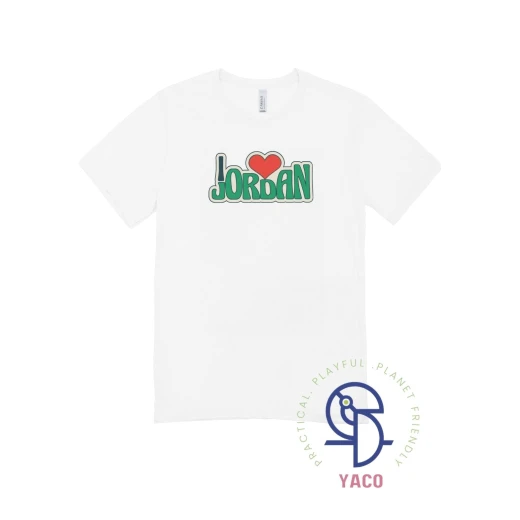 Kids' White T Shirt I Love Jordan Print Independence Day 0 1 Year Kids' White T Shirt I Love Jordan Print Independence Day 0 1 Year
