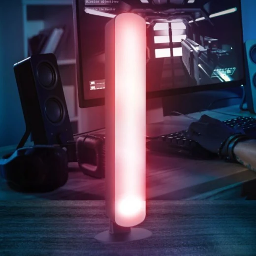 ذا سورس شريط إضاءة LED تفاعلي مع الصوت يعمل عبر USB للحفلات والترفيه 26 سم × 7 سم × 5 سم مزامنة مع الموسيقى تأثيرات إضاءة ديناميكية متعددة الألوان جو مثالي - ذا سورس - Image 3