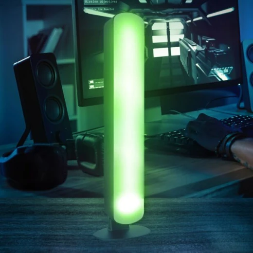 ذا سورس شريط إضاءة LED تفاعلي مع الصوت يعمل عبر USB للحفلات والترفيه 26 سم × 7 سم × 5 سم مزامنة مع الموسيقى تأثيرات إضاءة ديناميكية متعددة الألوان جو مثالي - ذا سورس - Image 4