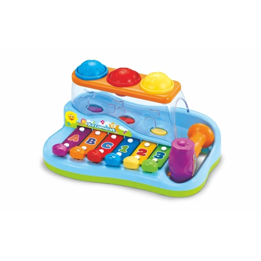 Pop & Play Music Center Interactive Musical Toy for Babies and Toddlers - Image 2