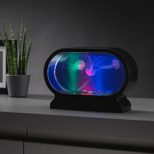 The Source Mini Jellyfish Lamp Oval Design Calming LED Mood Light 20cm - The Source - Image 7