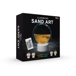 The Source Light Up Sand Art Lamp: Illuminate Your Space with 1 Unique Home Decor Piece. Features enchanting sand movement, Neon LED lighting, and requires 3 AA batteries. - Source of light