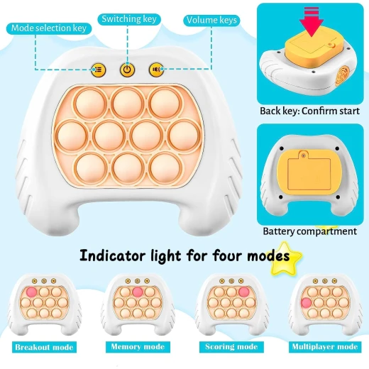 The Source Push Popper Game Blue Electronic Skill Game for Kids and Adults - The Source - Image 10