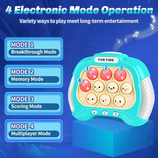 The Source Push Popper Game Blue Electronic Skill Game for Kids and Adults - The Source - Image 15