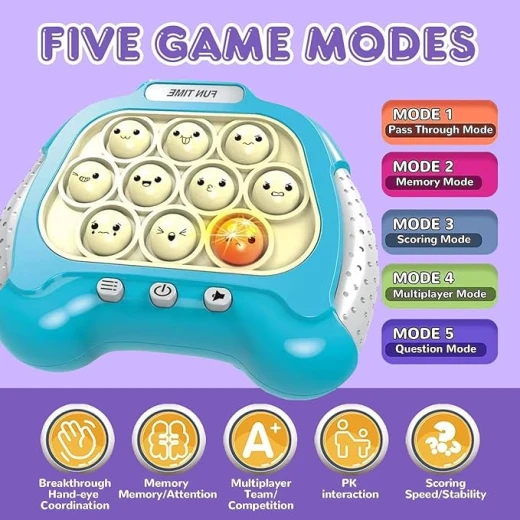 The Source Push Popper Game Blue Electronic Skill Game for Kids and Adults - The Source - Image 18