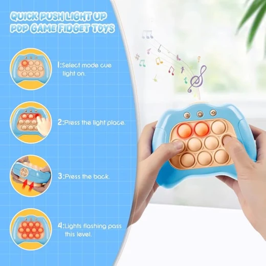 The Source Push Popper Game Blue Electronic Skill Game for Kids and Adults - The Source - Image 25
