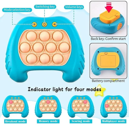 The Source Push Popper Game Blue Electronic Skill Game for Kids and Adults - The Source - Image 28