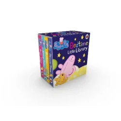 Peppa Pig Bedtime Little Library, 4 Board Books, Relaxing Stories for Kids