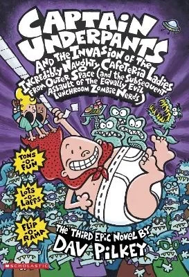 Captain Underpants Book: Invasion of Naughty Cafeteria Ladies From Outer Space, Paperback - Image 2