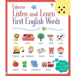 كتاب استمع وتعلم أول الكلمات الإنجليزية للأطفال الصغار ورياض الأطفال والمتعلمين الأوائل
