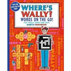 كتاب أين والي كلمات أثناء التنقل! كتاب أنشطة للأطفال: العب، 2 حل الألغاز، ابحث عن الأشياء المخفية، واستمتع بألعاب الكلمات، متعة محمولة للأعمار 6+