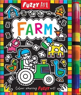 Fuzzy Art Farm Book for Toddlers, Sensory Touch and Feel Activity, Colorful Illustrations - Image 2