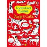 Look and Find Puzzle Book Dogs and Cats, Interactive Activity for Kids, Colorful Scenes