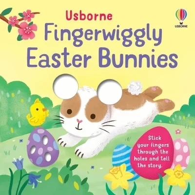 Fingerwiggly Bunnies Interactive Children's Book with Finger Puppet Fun for Toddlers and Preschoolers. Simple Text, Engaging Storytelling, and Sensory Play for Ages 2+