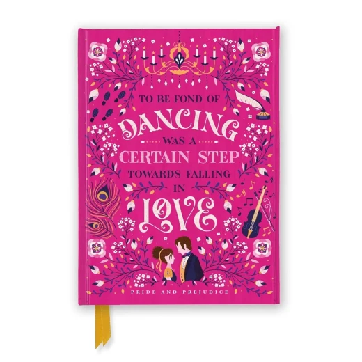 Jenny Zemanek Pride and Prejudice Foiled Journal, Premium Writing Notebook, Gold Foil Cover - Jenny zemanek - Image 2