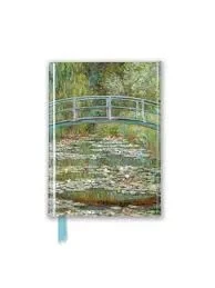 Foiled Quarto Journal Inspired by Claude Monet's Bridge over a Pond of Water Lilies: Elegant Art Notebook for Creative Writing and Daily Note Taking, Perfect Gift Idea - Image 2
