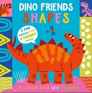 Puzzle Play Dino Friends Shapes Book Educational Toy for Toddlers Puzzle Play Dino Friends Shapes Book Educational Toy for Toddlers