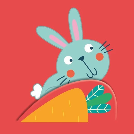 Soft Peekaboo Bedtime Book for Babies and Toddlers, Rabbit Design, Interactive Play - Image 2