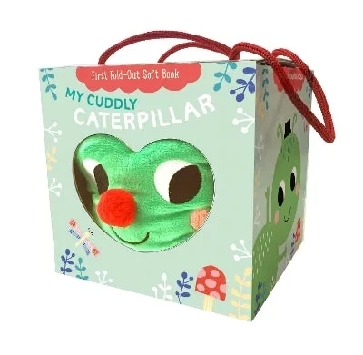 Fold Out Soft Book Caterpillar: Sensory Cloth Book for Babies and Toddlers, Featuring Soft Textures and Fold Out Pages - Image 2