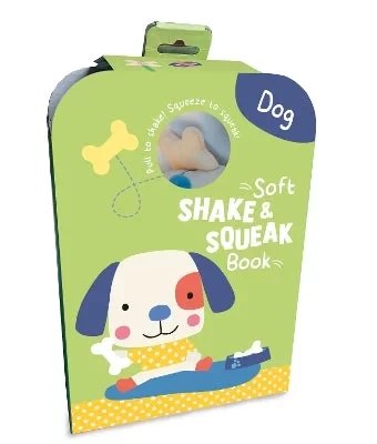 Soft Baby Book: Shake & Squeak Dog 1st Development Toy for Infants Sensory Play 10 Pages Soft Baby Book: Shake & Squeak Dog 1st Development Toy for Infants Sensory Play 10 Pages