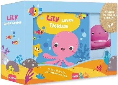 My First Bath Book & Toy: Lily Loves Tickles Waterproof Baby Bath Book with Engaging Story 2+ Months - Generic - Image 2