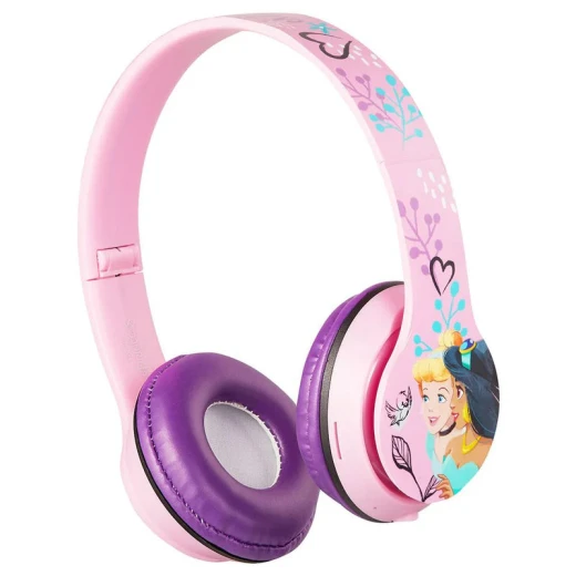 Disney Kids Bluetooth Headphones Princess Pink Over Ear 3+ Years - Disney - Image 2