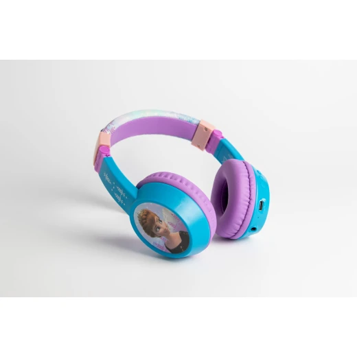 Disney Frozen II Kids Bluetooth Headphones, Safe Sound, Built-in Mic, 3+ Years - Disney - Image 3
