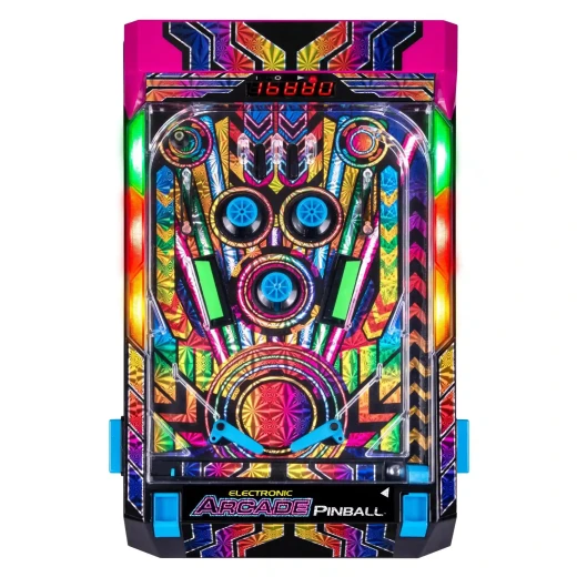 Ambassador Electronic Arcade Pinball Hyper Neon Series Game for Kids and Adults - Ambassador - Image 3