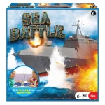 Ambassador Sea Battle Strategic Board Game for Kids & Families: Interactive Naval Combat Fun with 2 Players, Recommended for Ages 4+ - Ambassador