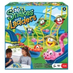 Ambassador 3D Snakes and Ladders Game Interactive Board for Kids and Families - Ambassador