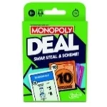 Monopoly Deal Refresh Card Game Family Fun Strategy for 2-5 Players