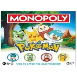 Monopoly Pokémon Board Game Catch, Trade, and Compete for Family Fun