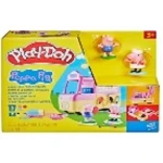 Play Doh PEPPAS ICE CREAM PLAYSET Fun Pretend Play Dessert Shop Toy for Kids - Play-Doh