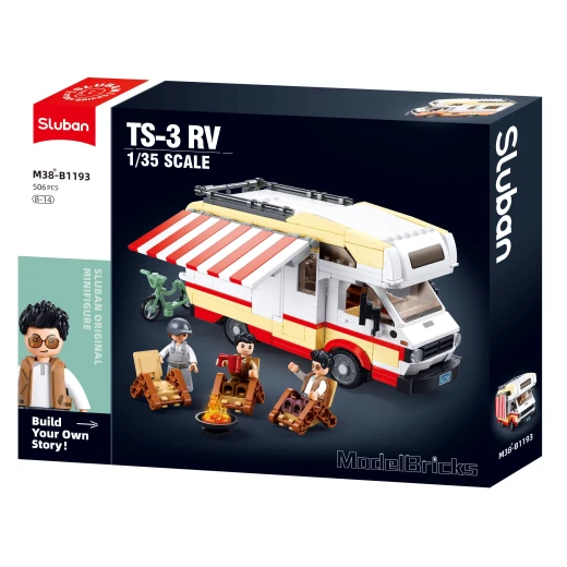موديل بريكس 1/35 TS-3 RV طقم نموذج لمركبة عسكرية، يتميز بـ 506 قطعة، بناء مفصل للغاية لهواة التجميع، نموذج بلاستيكي - موديل بريكس - Image 2