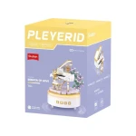 PLEYERID Sonata of Love Music Box, Hand Cranked Wooden Musical Box, Gift for Her - Pleyerid