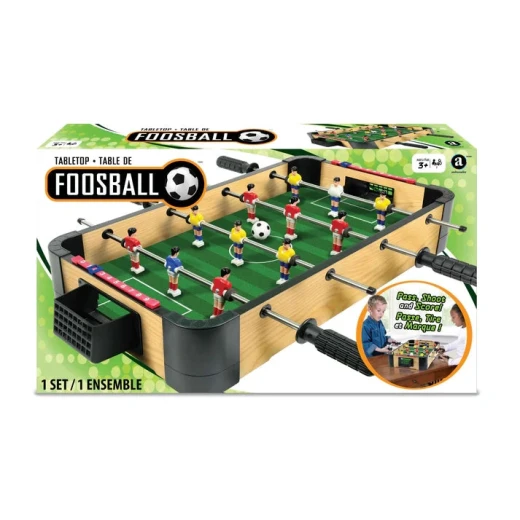 Ambassador Tabletop Football Foosball Soccer Game 16 Inch (40cm) for Family Fun and Competitive Play Develops Hand Eye Coordination and Reflexes - Ambassador - Image 2