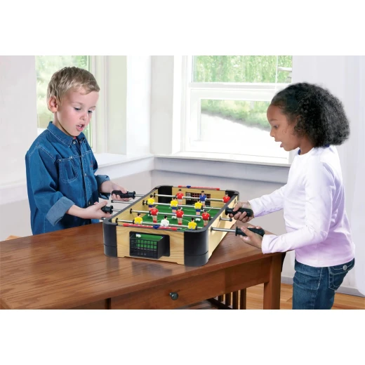 Ambassador Tabletop Football Foosball Soccer Game 16 Inch (40cm) for Family Fun and Competitive Play Develops Hand Eye Coordination and Reflexes - Ambassador - Image 4