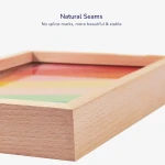 Mideer Beech Wood Puzzle Frame 8 Inch for Kids and Adults Beautiful Display Case Easy Assembly Perfect Gift
