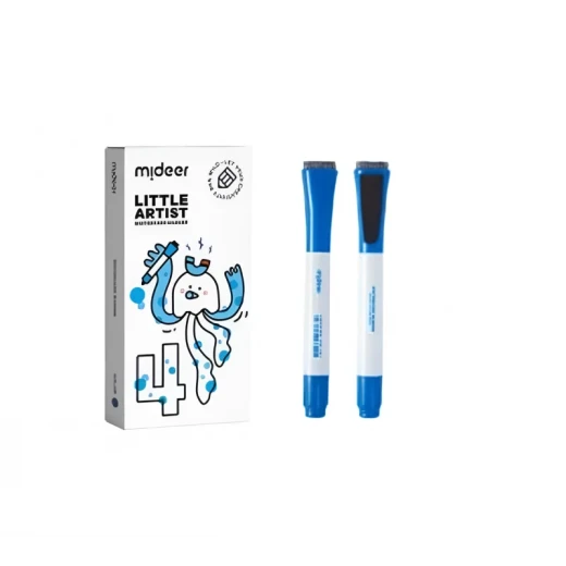 Mideer Little Artist Whiteboard Marker Blue for Kids Age 3+ Non Toxic Washable 1 Count Fine Tip for Creative Drawing and Learning Mideer Little Artist Whiteboard Marker Blue for Kids Age 3+ Non Toxic Washable 1 Count Fine Tip for Creative Drawing and Learning