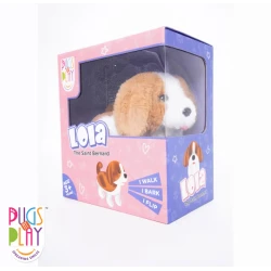 Pugs At Play Flipping Lola Electronic Puppy Toy Realistic Fur 2024 Edition